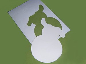 Snowman Stencil