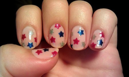 Emi's Manis: July 4th Manicure