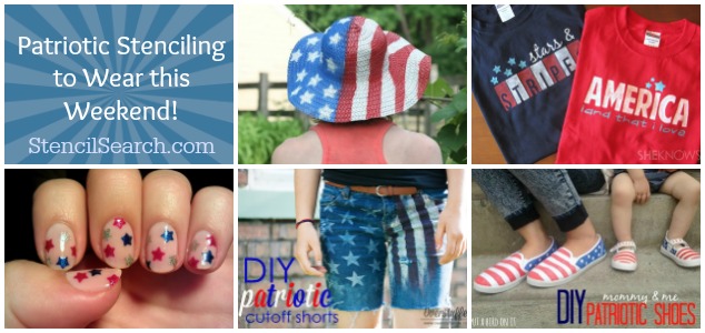 Patriotic Stenciling Tutorials