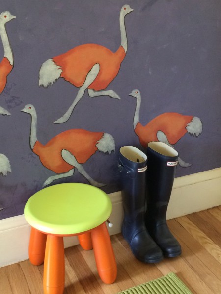 Carol's Ostriches on Parade Entryway